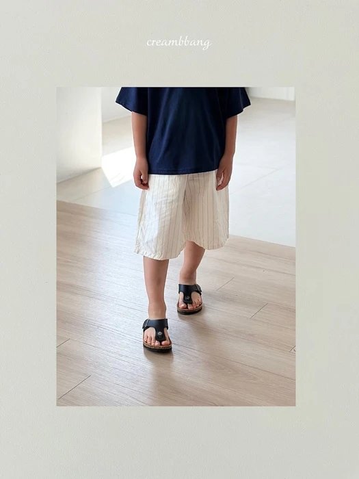 Stripe Half Pants Stripe Half Pants