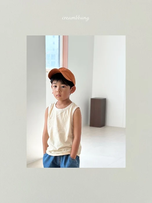 Stripe Sleeveless Stripe Sleeveless