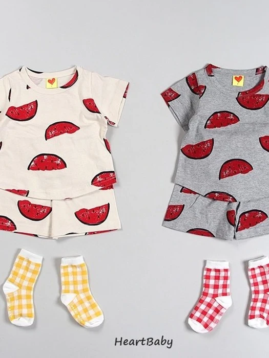 Watermelon Short Sleeve Set Watermelon Short Sleeve Set