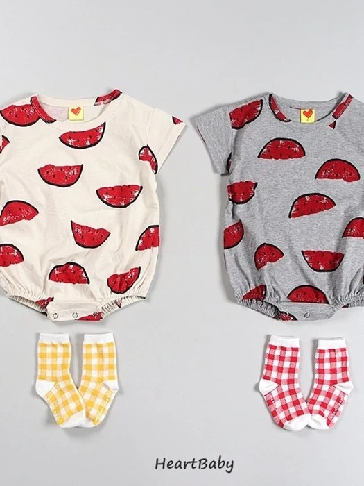 Watermelon Short Sleeve Suit Watermelon Short Sleeve Suit