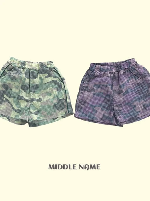 Camo Line Shorts