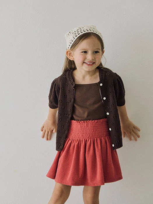 Terry Smocking Skirt Terry Smocking Skirt