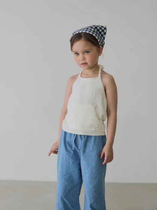 Pocket Halter Sleeveless Knit Pocket Halter Sleeveless Knit