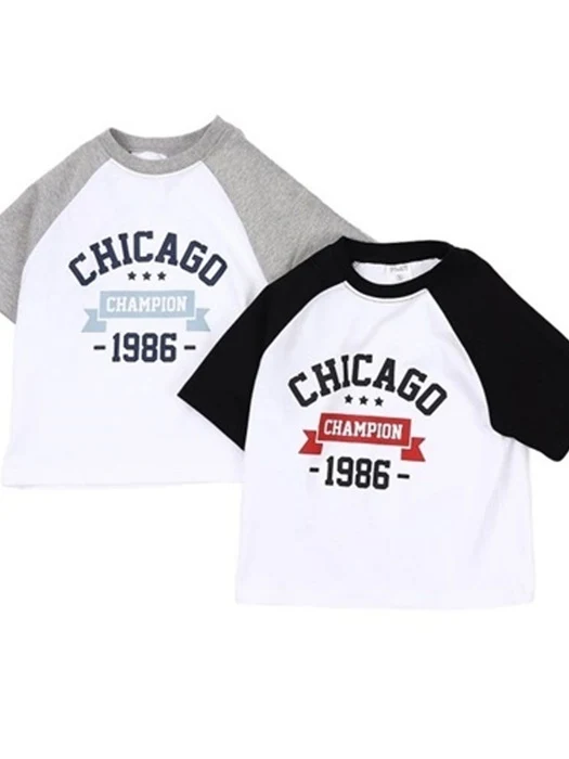 Chicago Raglan Short Sleeve Tee Chicago Raglan Short Sleeve Tee
