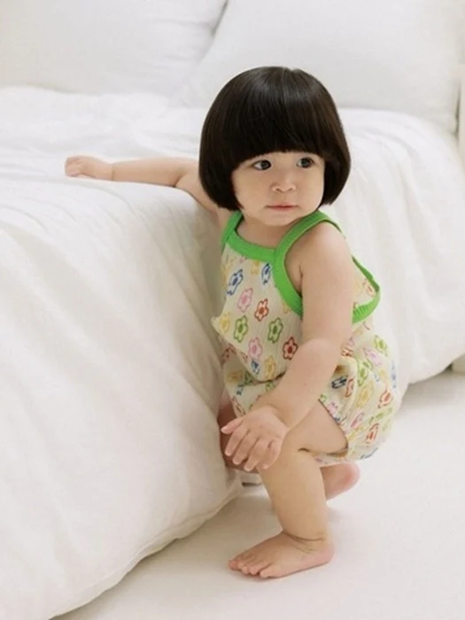 Baby Fruits Pleats Suit