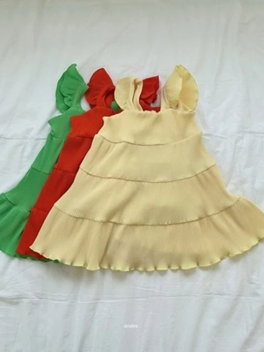 Vivid Pleated One-piece