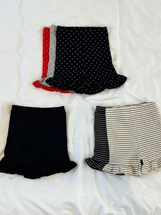 Frill Biker Leggings