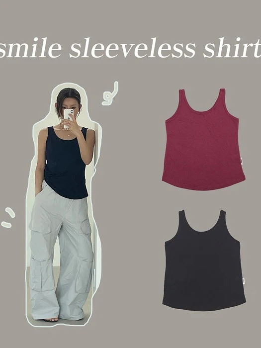 Smile Sleeveless Tee Smile Sleeveless Tee