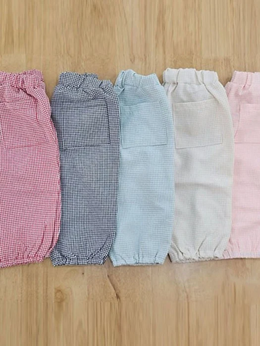 Tiny Check Cropped Pants Tiny Check Cropped Pants