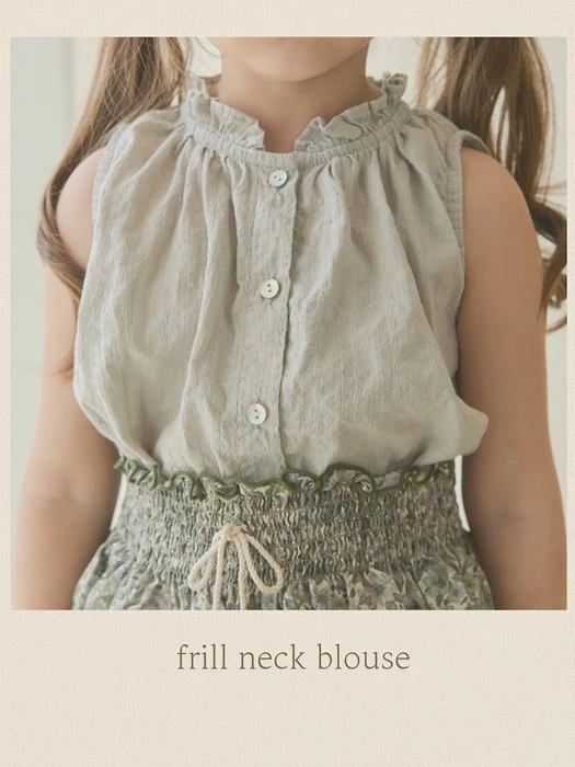 Frill Neck Blouse