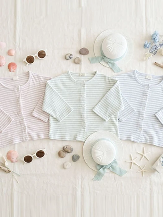 Stripe Drop Cardigan