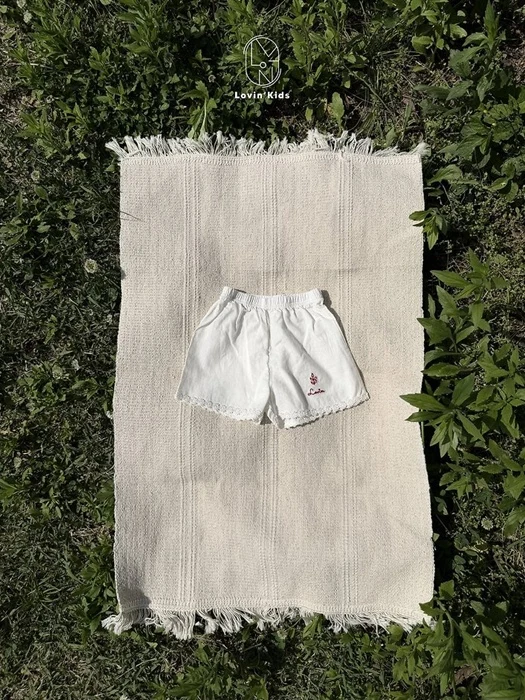 Blanc Embroidery Shorts Blanc Embroidery Shorts