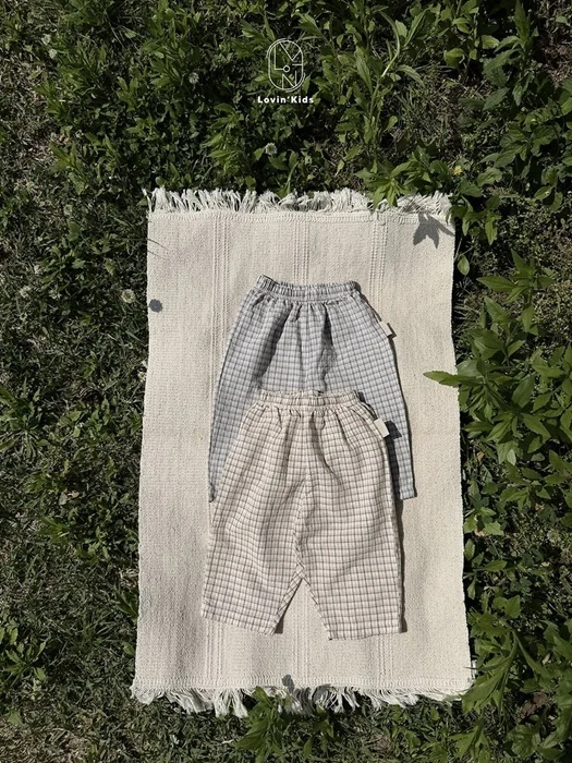 Soft Check Pants