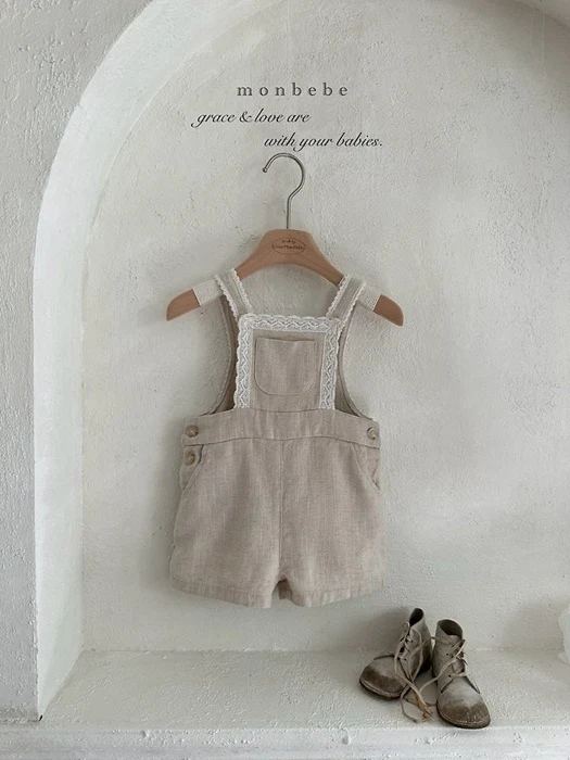Pure Linen Suspender Pants Kids Pure Linen Suspender Pants Kids