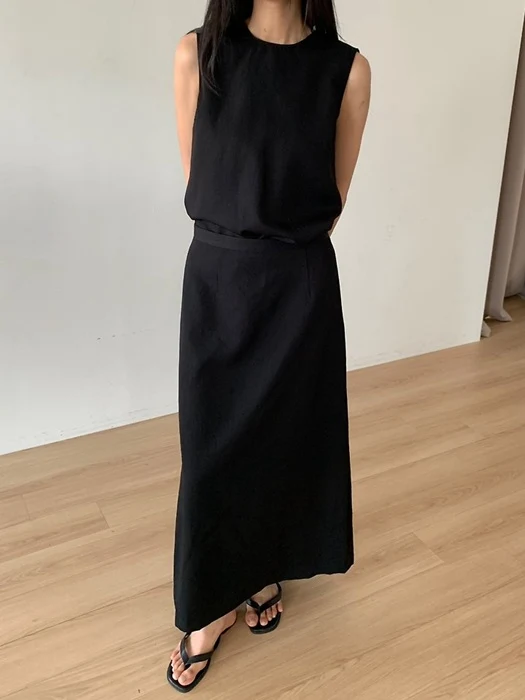 Brick Long Skirt