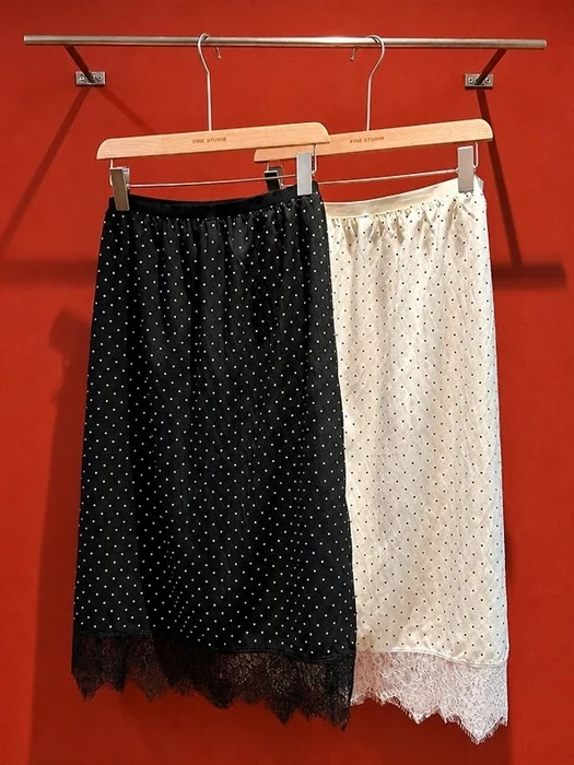 Dot Lace Skirt