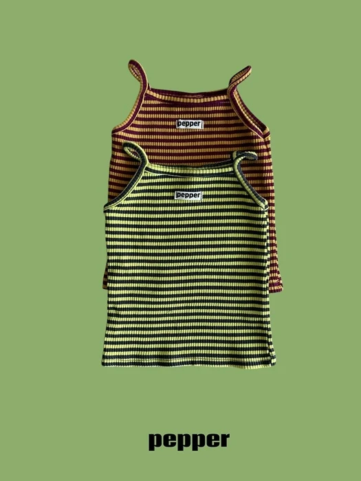 Melon Stripe Sleeveless Melon Stripe Sleeveless