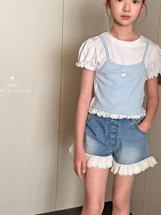 Lace Denim Pants Lace Denim Pants
