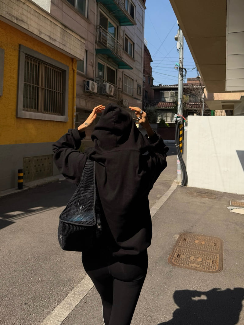 Abbeylee - Korean Women Fashion - #momslook - Breeze Hooded Jacket - 12