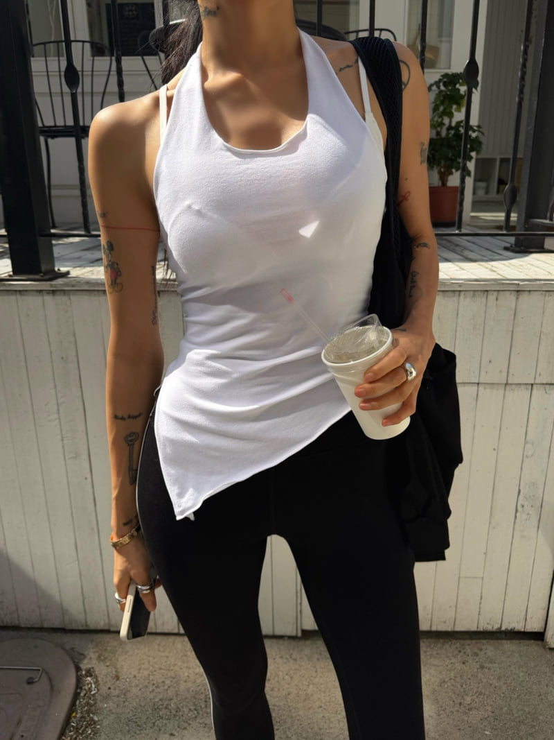 Abbeylee - Korean Women Fashion - #momslook - Scarf Halter Top - 9