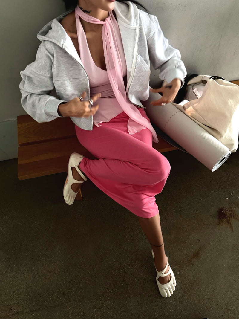 Abbeylee - Korean Women Fashion - #momslook - Love Cubic Hooded Jacket - 11
