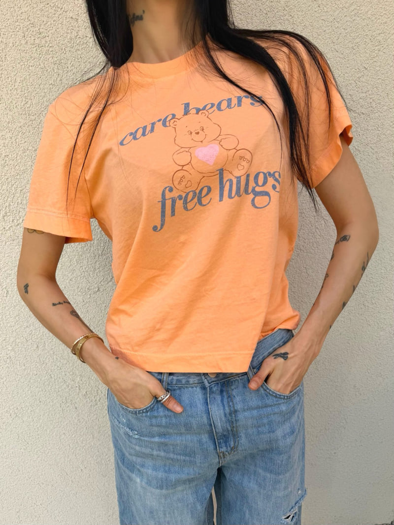 Abbeylee - Korean Women Fashion - #momslook - Teddy Vintage Tee