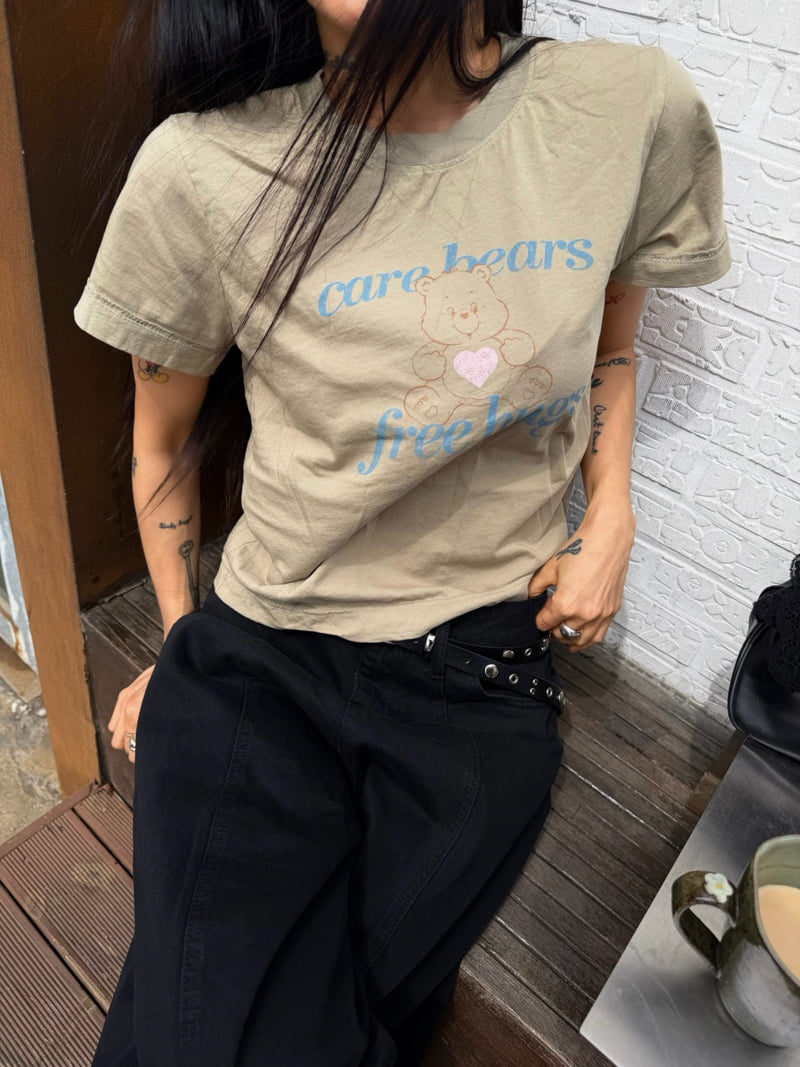 Abbeylee - Korean Women Fashion - #momslook - Teddy Vintage Tee - 12