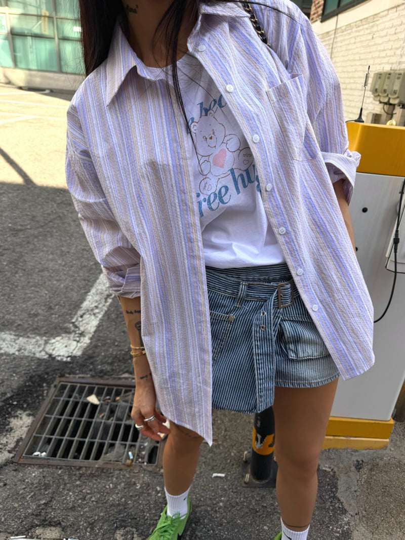 Abbeylee - Korean Women Fashion - #momslook - Teddy Vintage Tee - 3