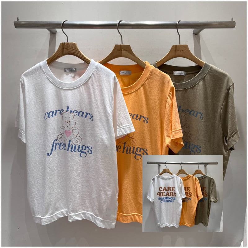 Abbeylee - Korean Women Fashion - #momslook - Teddy Vintage Tee - 7