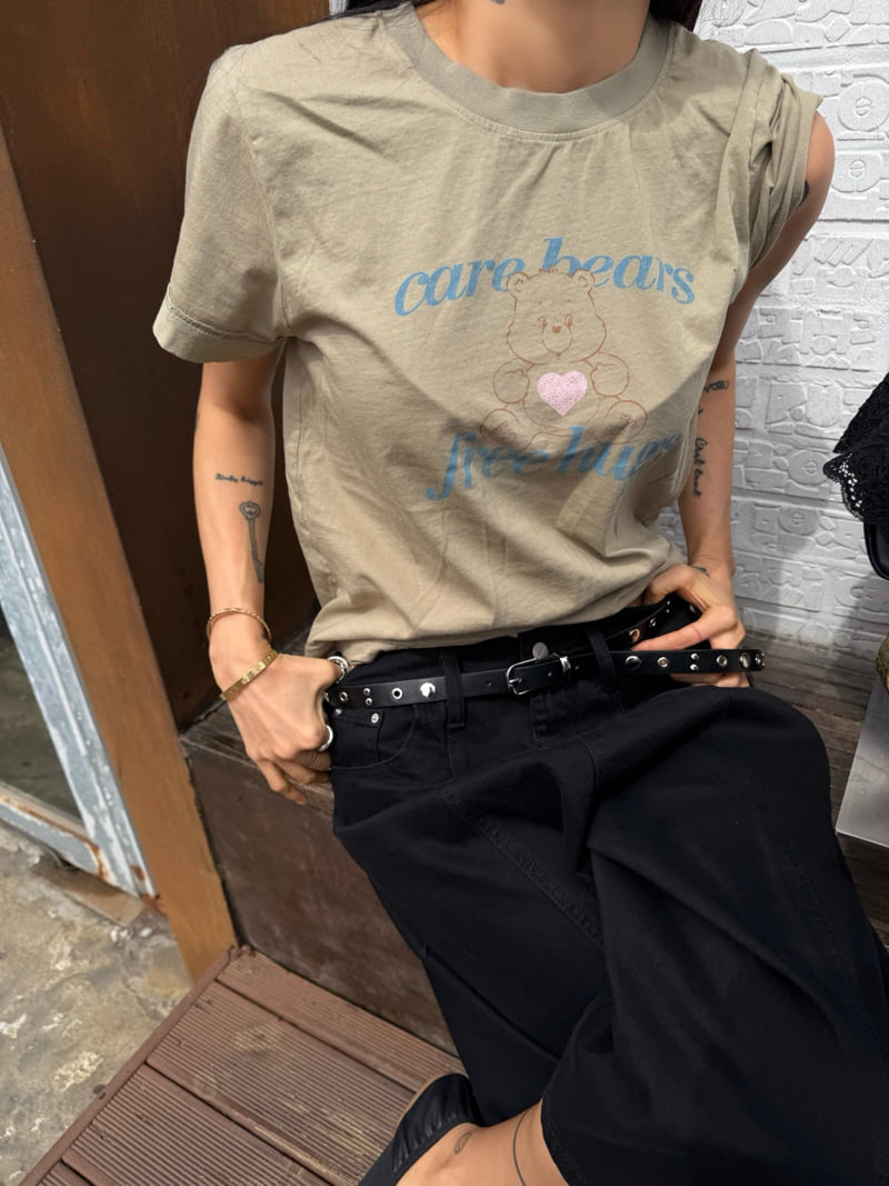 Abbeylee - Korean Women Fashion - #momslook - Teddy Vintage Tee - 9