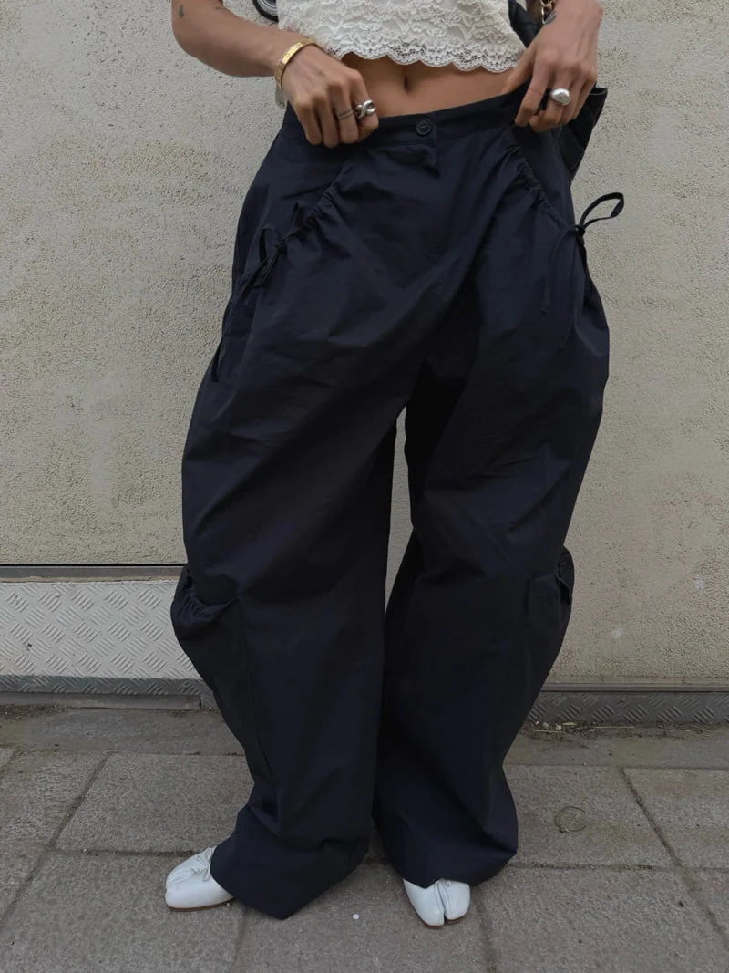Abbeylee - Korean Women Fashion - #momslook - Pocket Bio-Washed Pants - 6