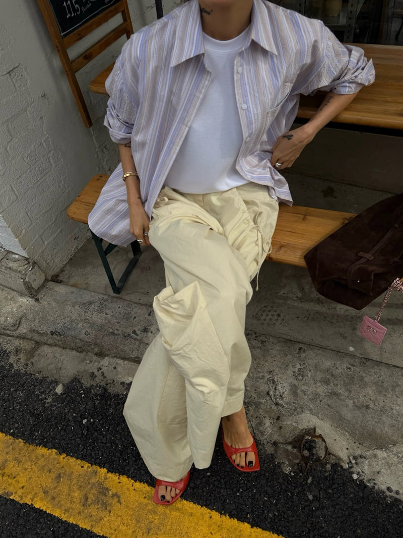 Abbeylee - Korean Women Fashion - #momslook - Candy Summer Shirt - 3