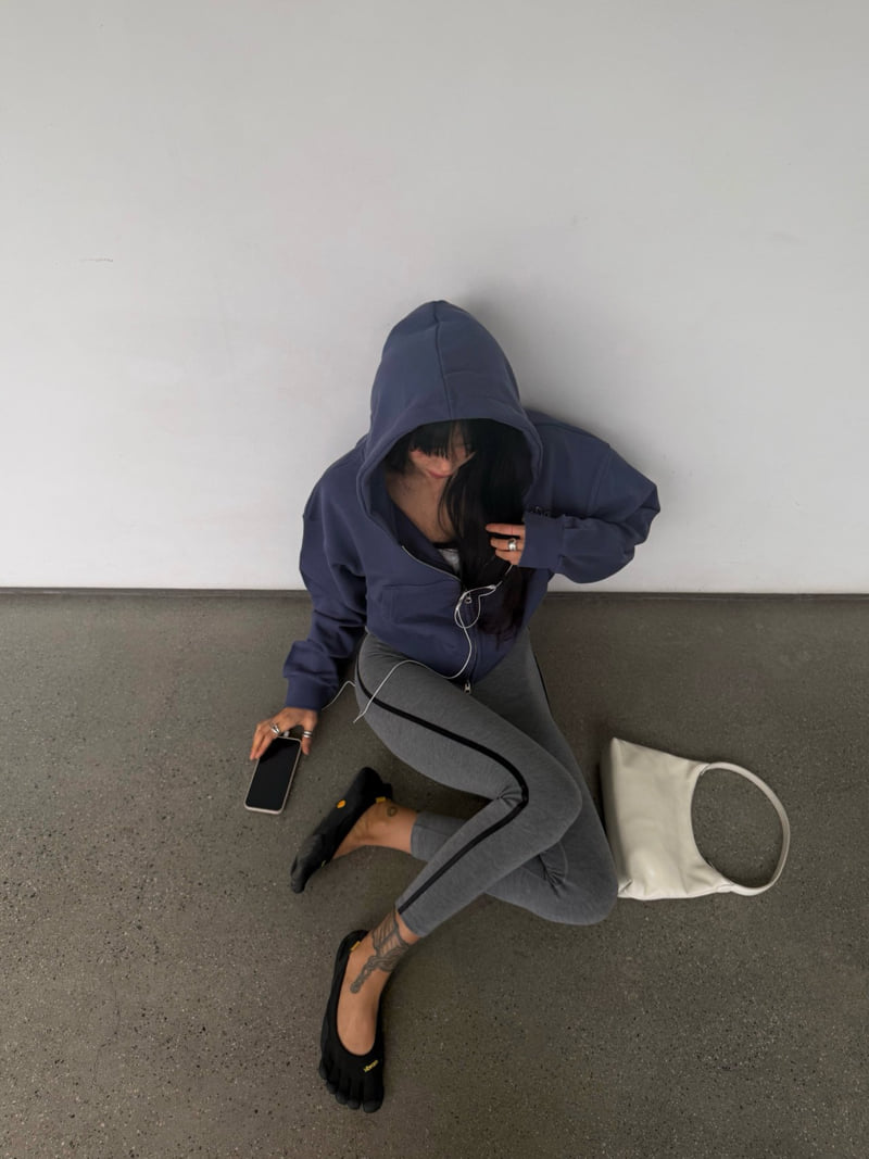 Abbeylee - Korean Women Fashion - #thelittlethings - Love Cubic Hooded Jacket - 2