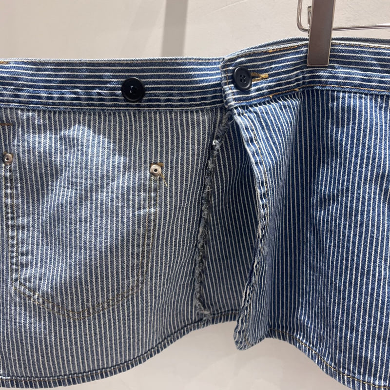 Abbeylee - Korean Women Fashion - #womensfashion - Denim Wrap Layered Skirt - 9