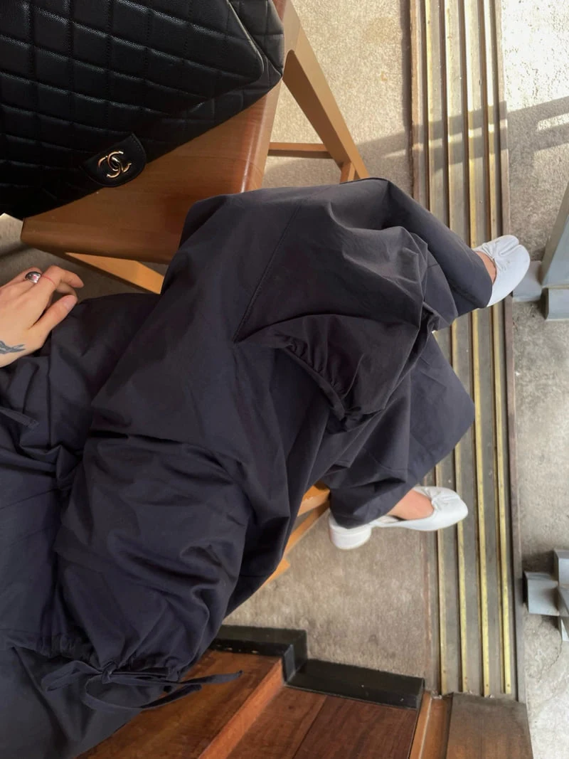 Abbeylee - Korean Women Fashion - #womensfashion - Pocket Bio-Washed Pants