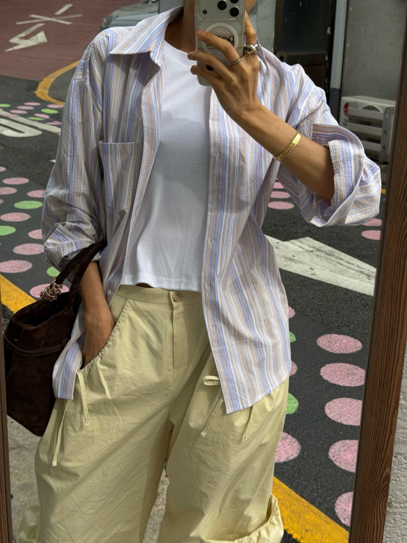 Abbeylee - Korean Women Fashion - #womensfashion - Candy Summer Shirt - 2
