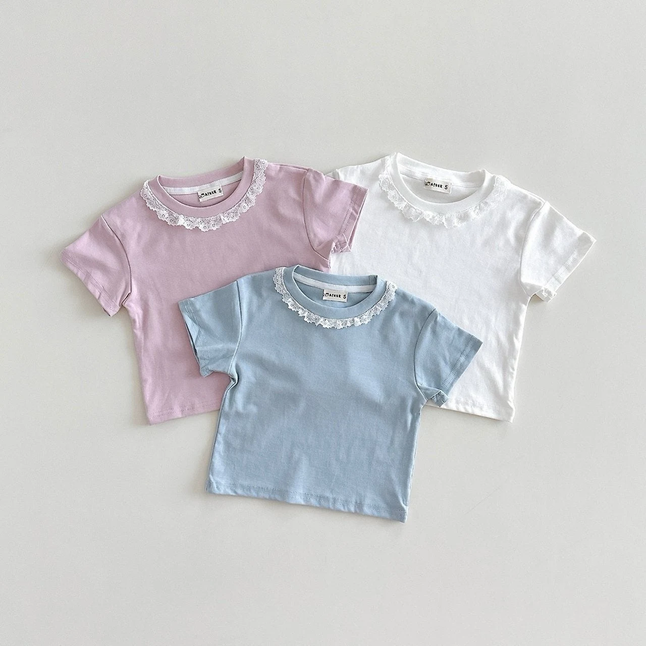 Aker - Korean Children Fashion - #Kfashion4kids - Frill Tee - 3