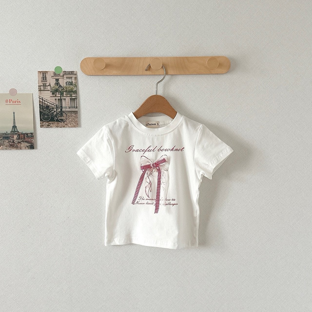 Aker - Korean Children Fashion - #childofig - Ribbon Tee - 10