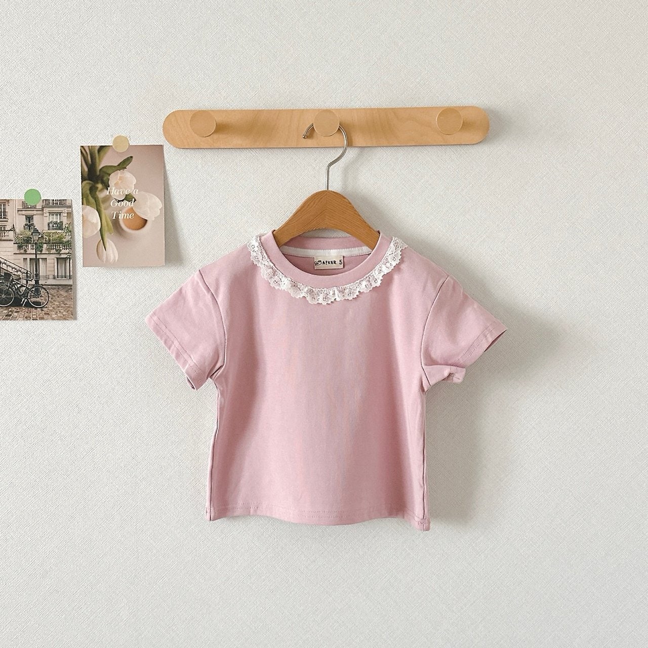 Aker - Korean Children Fashion - #childofig - Frill Tee - 8