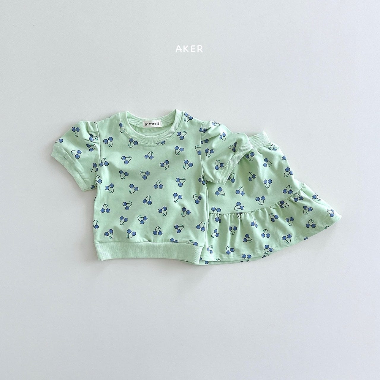 Aker - Korean Children Fashion - #childofig - Cherry Cancan Set - 3