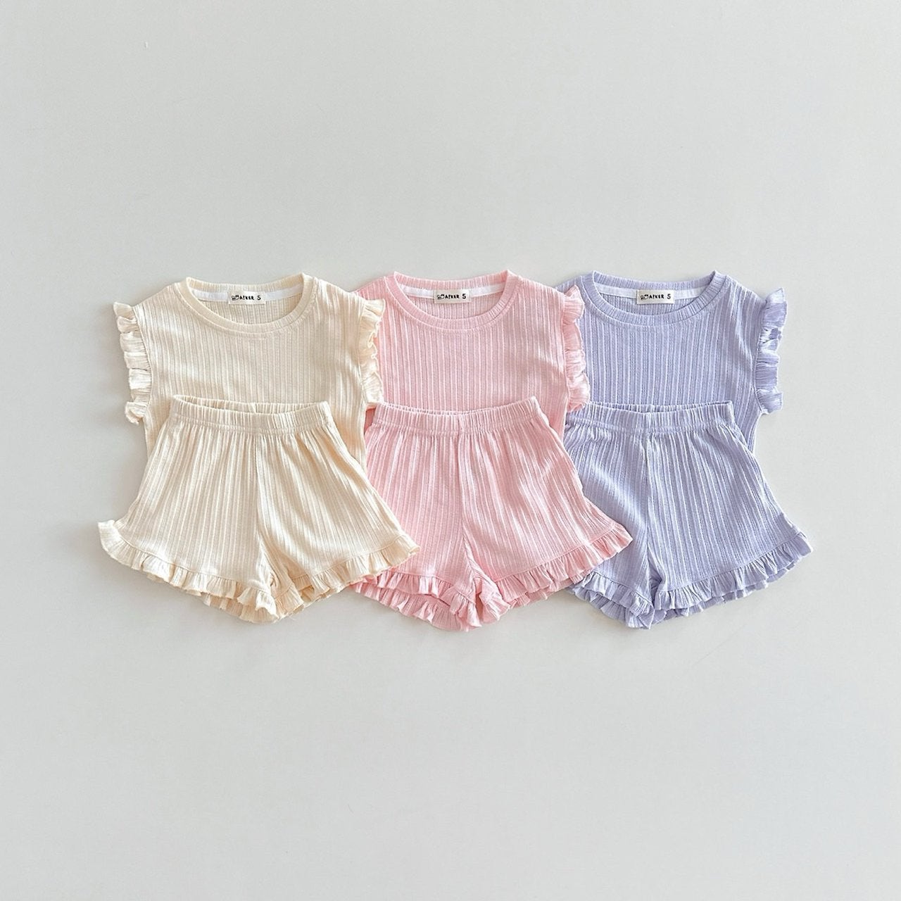 Aker - Korean Children Fashion - #childofig - Pastel Frill Set
