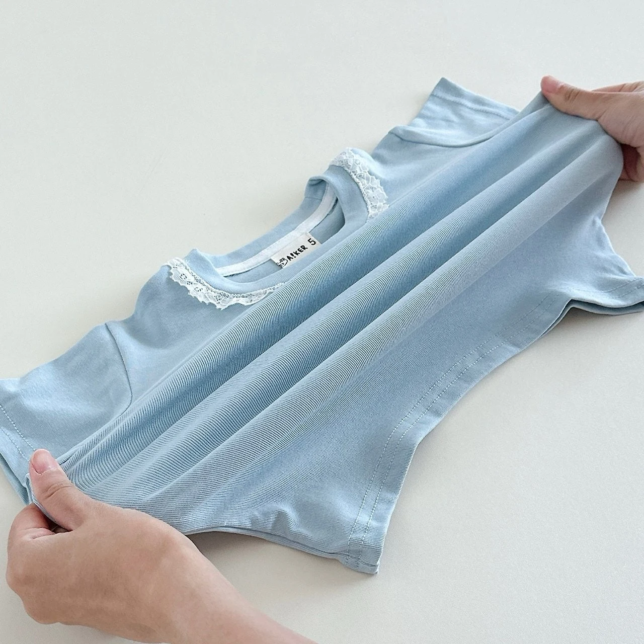 Aker - Korean Children Fashion - #childrensboutique - Frill Tee - 10