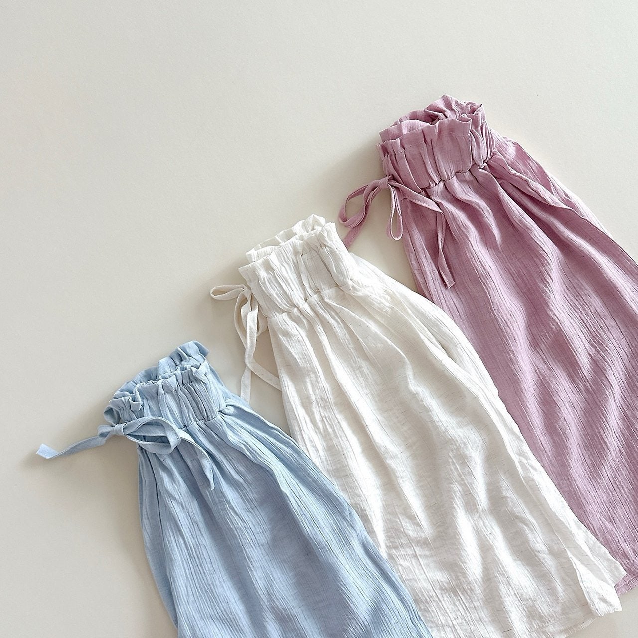 Aker - Korean Children Fashion - #childrensboutique - Linen Wide Pants - 2