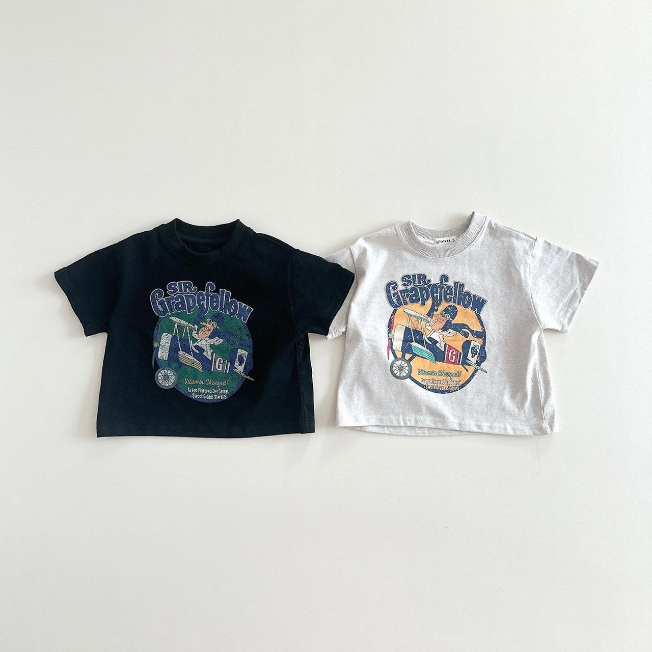 Aker - Korean Children Fashion - #discoveringself - Grape Tee