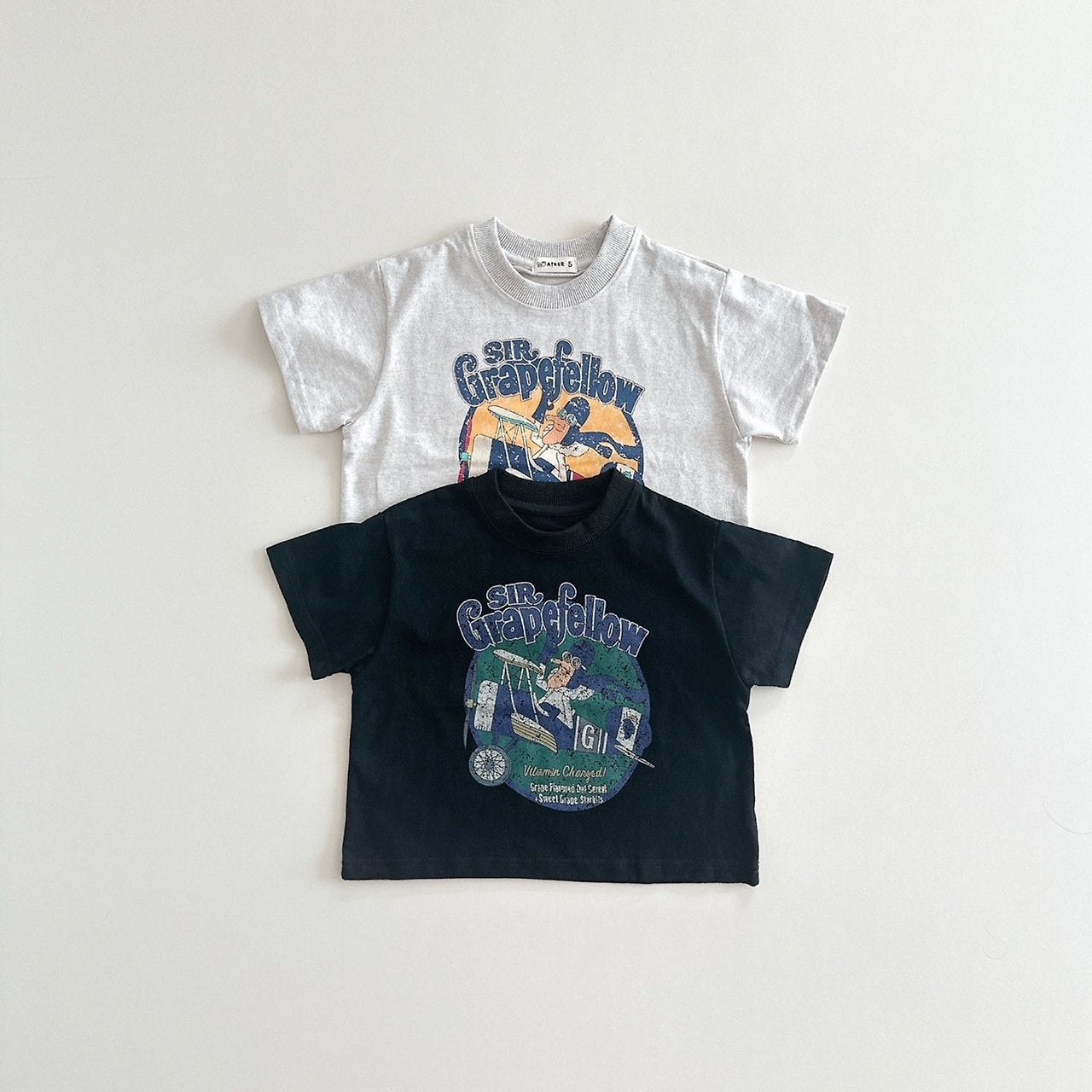 Aker - Korean Children Fashion - #fashionkids - Grape Tee - 2