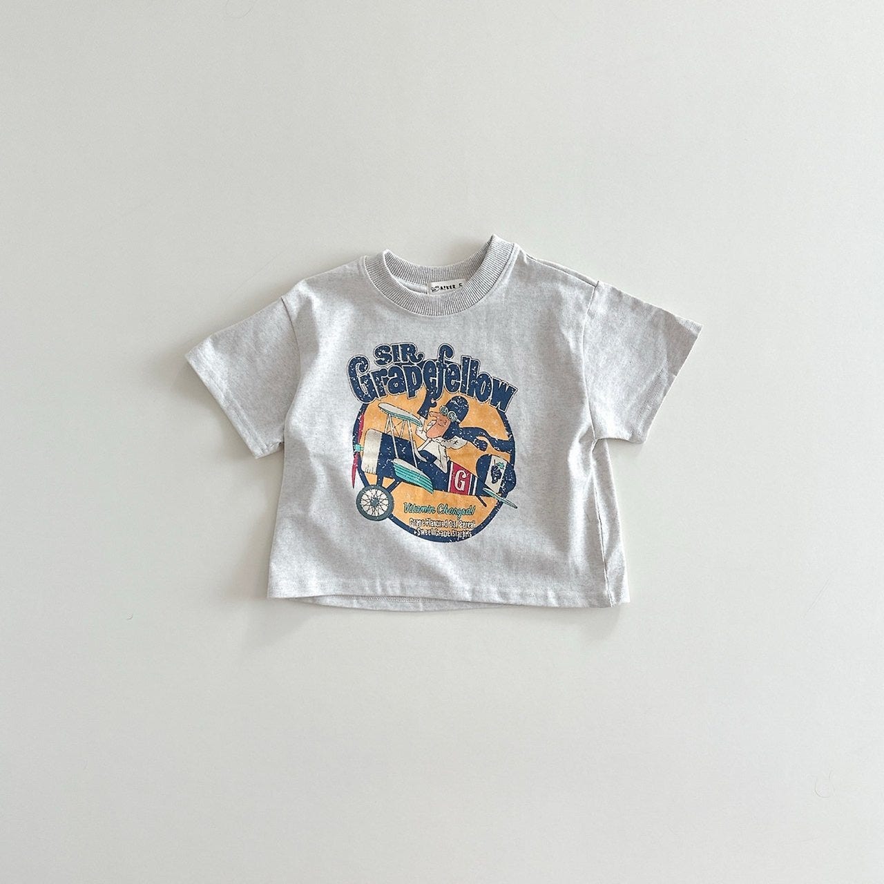 Aker - Korean Children Fashion - #kidsshorts - Grape Tee - 3
