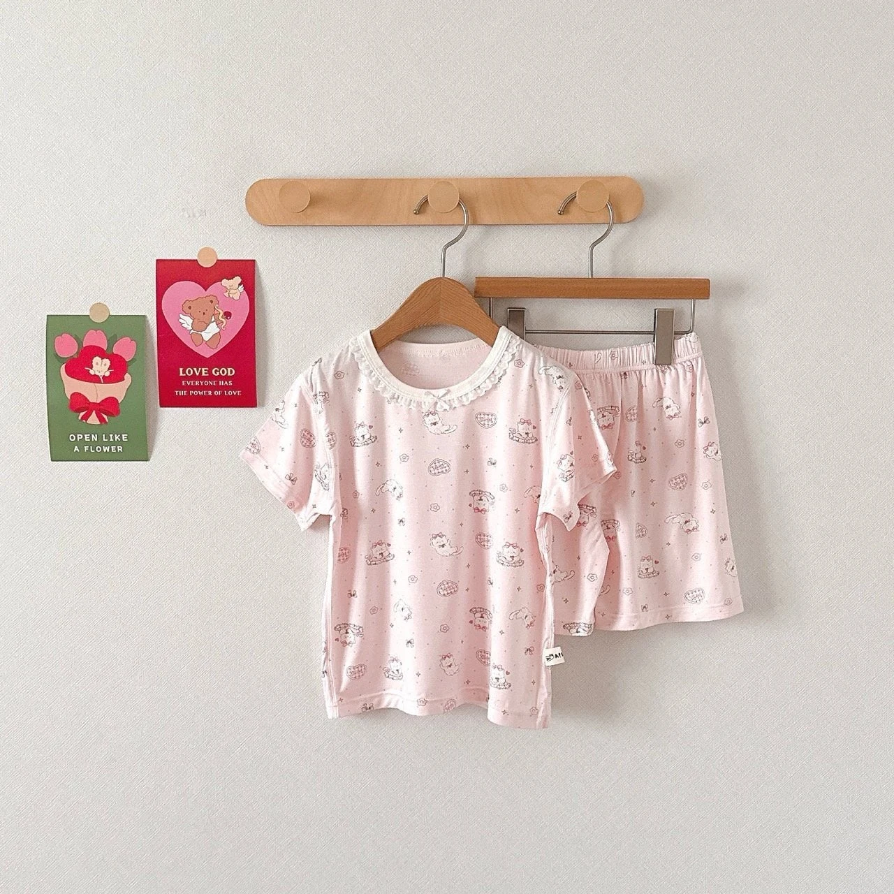 Aker - Korean Children Fashion - #kidsshorts - Girls Pajama Set - 12