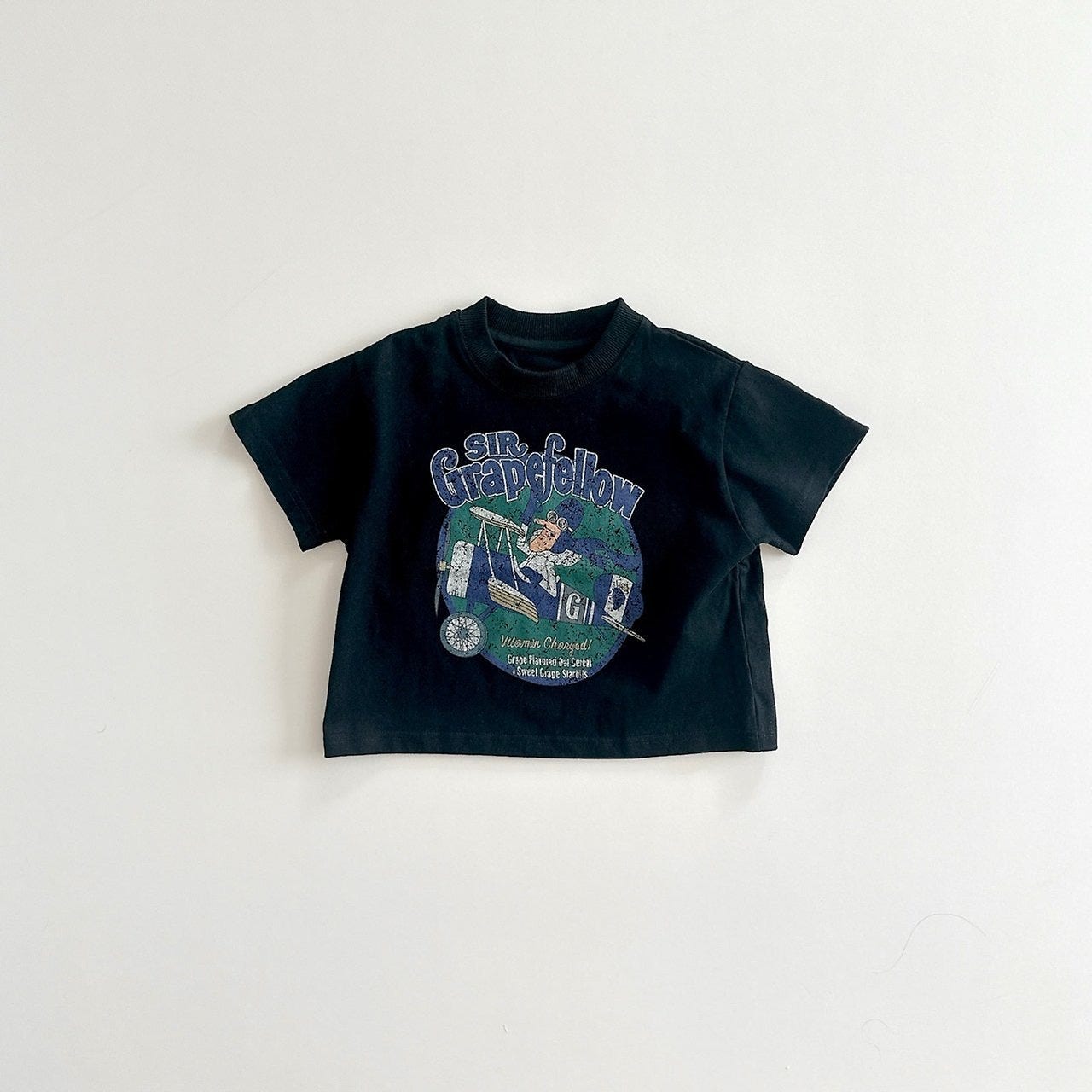 Aker - Korean Children Fashion - #kidsshorts - Grape Tee - 4