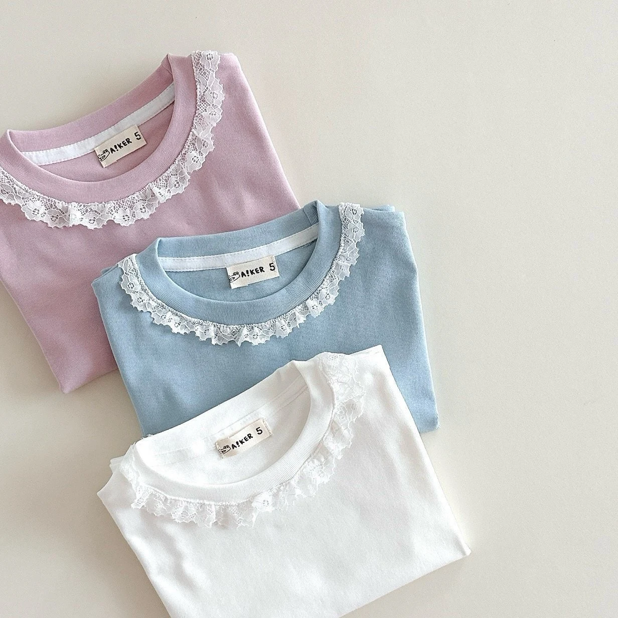 Aker - Korean Children Fashion - #kidsstore - Frill Tee