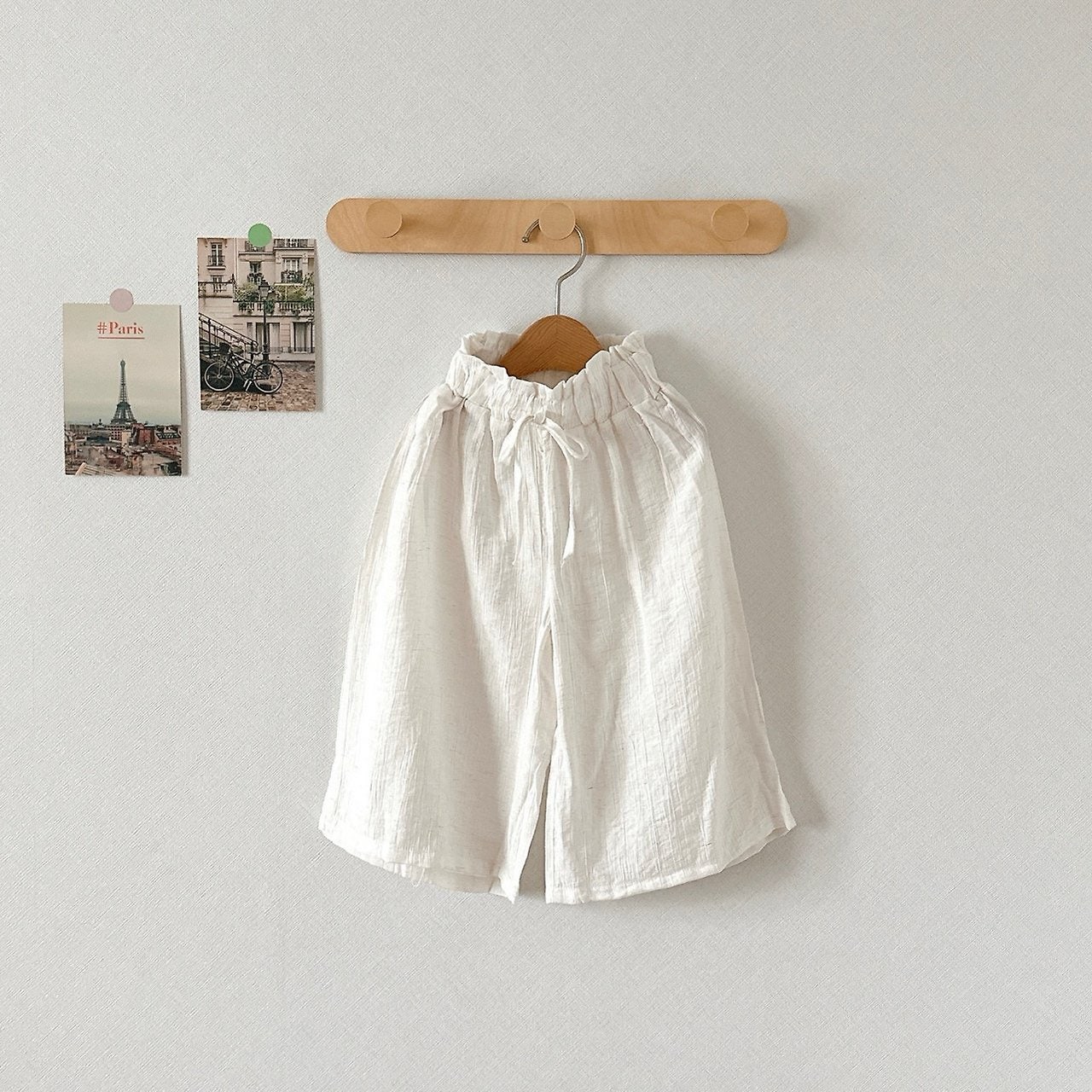 Aker - Korean Children Fashion - #kidzfashiontrend - Linen Wide Pants - 8